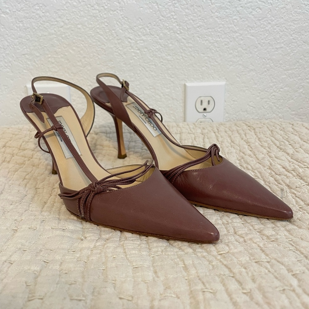 Jimmy Choo Slingback Pumps | Mauve Purple | 11